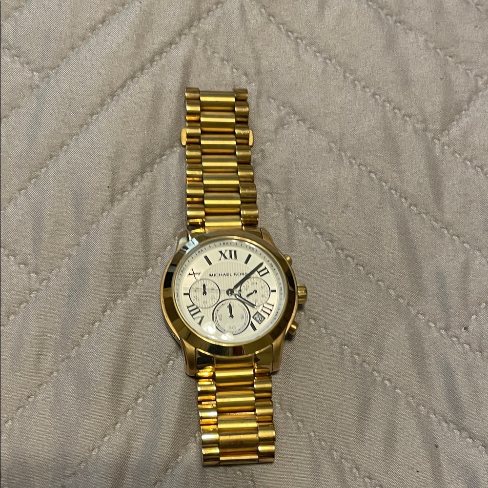 Michael Kors Gold Chronograph Watch